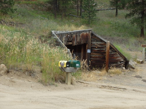 GDMBR: That was an old shelter or mine entrance.